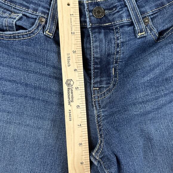 Signature by Levis Strauss Modern Bootcut Jeans Womens 8 M (actual 30x30.5) Blue - Picture 4 of 10
